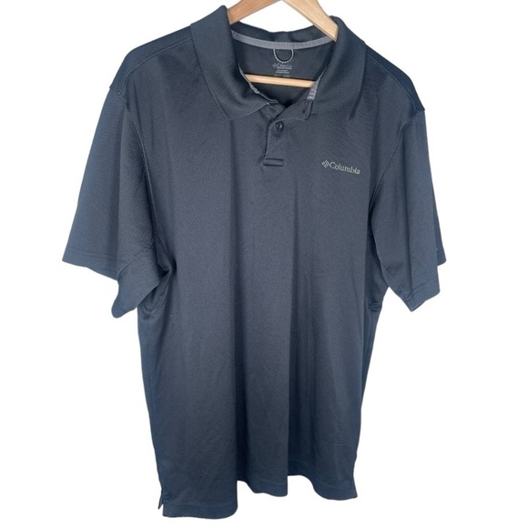 Columbia Men’s Polo Shirt Golf Active Summer Vacation Monochrome Basic Omnishade - Picture 5 of 5